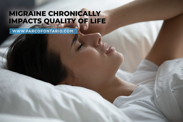 Migraine cahronically impacts quality of life