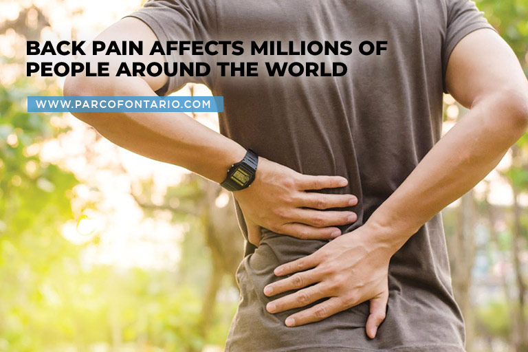 Back pain affects millions of people around the world