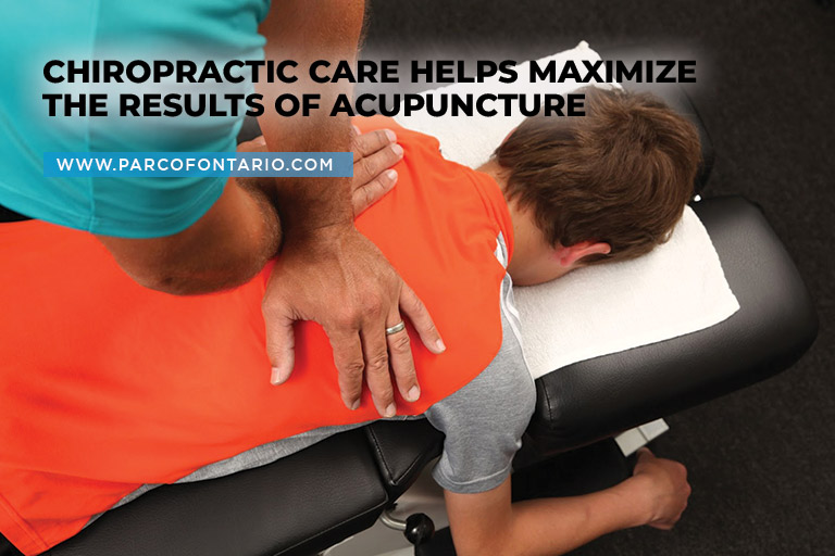 Chiropractic care helps maximize the results of acupuncture