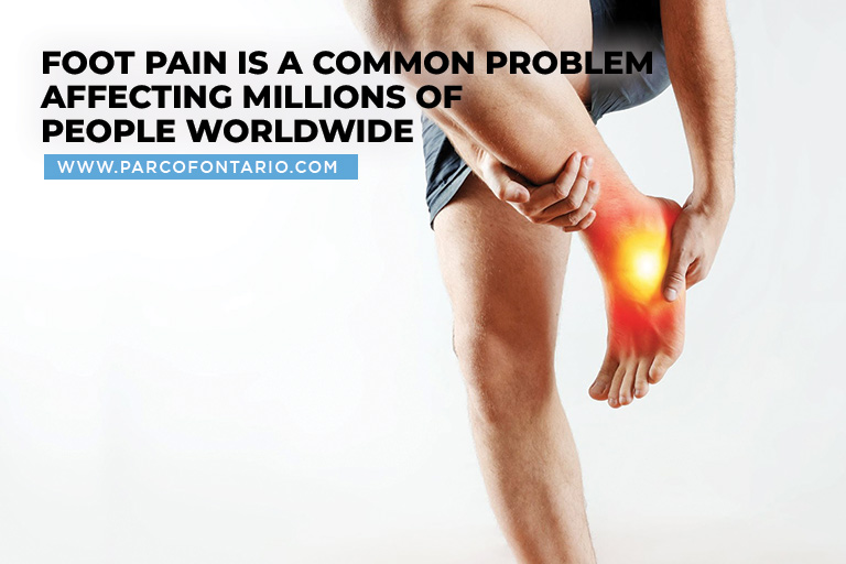 Foot pain is a common problem affecting millions of people worldwide