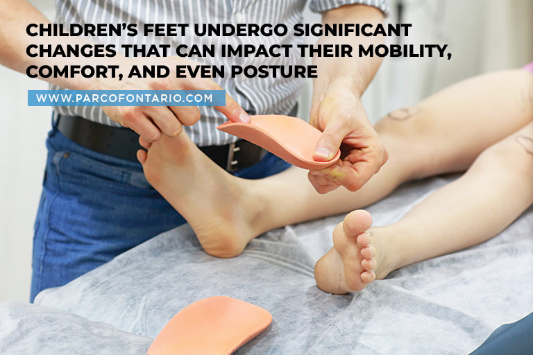 Children’s feet undergo significant changes that can impact their mobility, comfort, and even posture