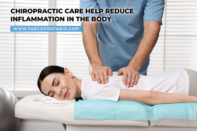 Chiropractic care help reduce inflammation in the body