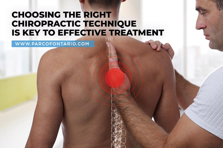 Choosing the right chiropractic technique is key to effective treatment