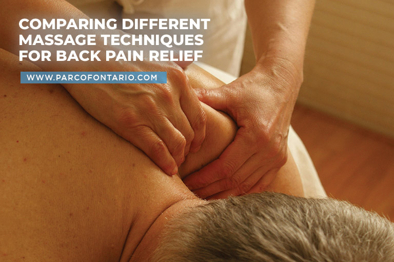 Comparing Different Massage Techniques for Back Pain Relief