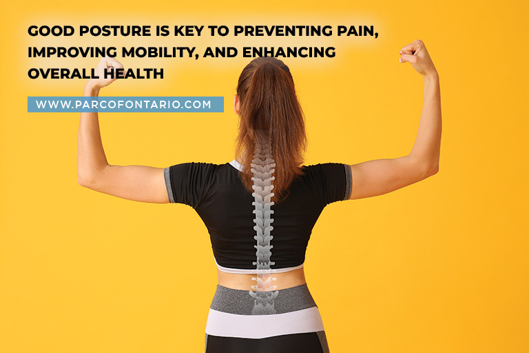 Good posture is key to preventing pain, improving mobility, and enhancing overall health