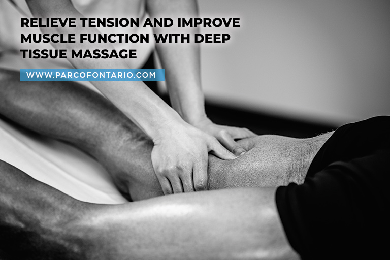 Relieve tension and improve muscle function with deep tissue massage