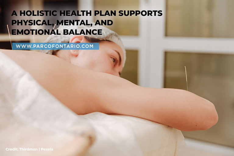 A holisAtic health plan supports physical, mental, and emotional balance