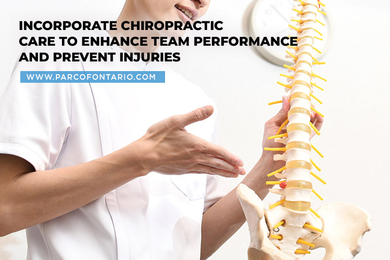 Incorporate chiropractic care to enhance team performance and prevent injuries