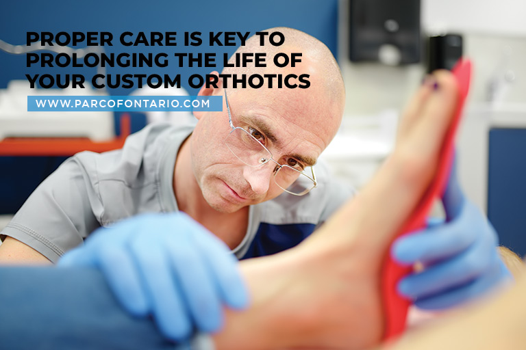 Proper care is key to prolonging the life of your custom orthotics