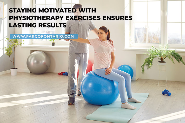 Staying motivated with physiotherapy exercises ensures lasting results